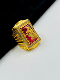 1 GRAM GOLD RADHA KRISHNA RING FOR MEN DESIGN A-1057