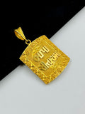 1 GRAM GOLD BAPA SITARAM PENDANT FOR MEN DESIGN A-515