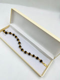 1 GRAM GOLD RUDRAKSHA BRACELET FOR MEN DESIGN A-366