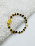 1 GRAM GOLD RUDRAKSHA BRACELET FOR MEN DESIGN A-367