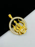 1 GRAM GOLD MAHADEV WITH TRISHUL PENDANT FOR MEN DESIGN A-537