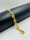 1 GRAM GOLD DIAMOND BRACELET FOR MEN DESIGN A-375