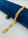 1 GRAM GOLD DIAMOND BRACELET FOR MEN DESIGN A-426