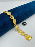 1 GRAM GOLD DIAMOND BRACELET FOR MEN DESIGN A-431