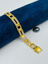 1 GRAM GOLD DIAMOND BRACELET FOR MEN DESIGN A-435