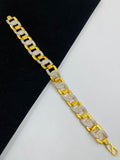 1 GRAM GOLD DIAMOND BRACELET FOR MEN DESIGN A-441