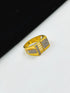 1 GRAM GOLD DIAMOND RING FOR MEN DESIGN A-1086