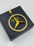 1 GRAM GOLD FORMING PENDANT FOR MEN DESIGN A-143