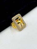 1 GRAM GOLD PLATING HORSE RING FOR MEN DESIGN A-323