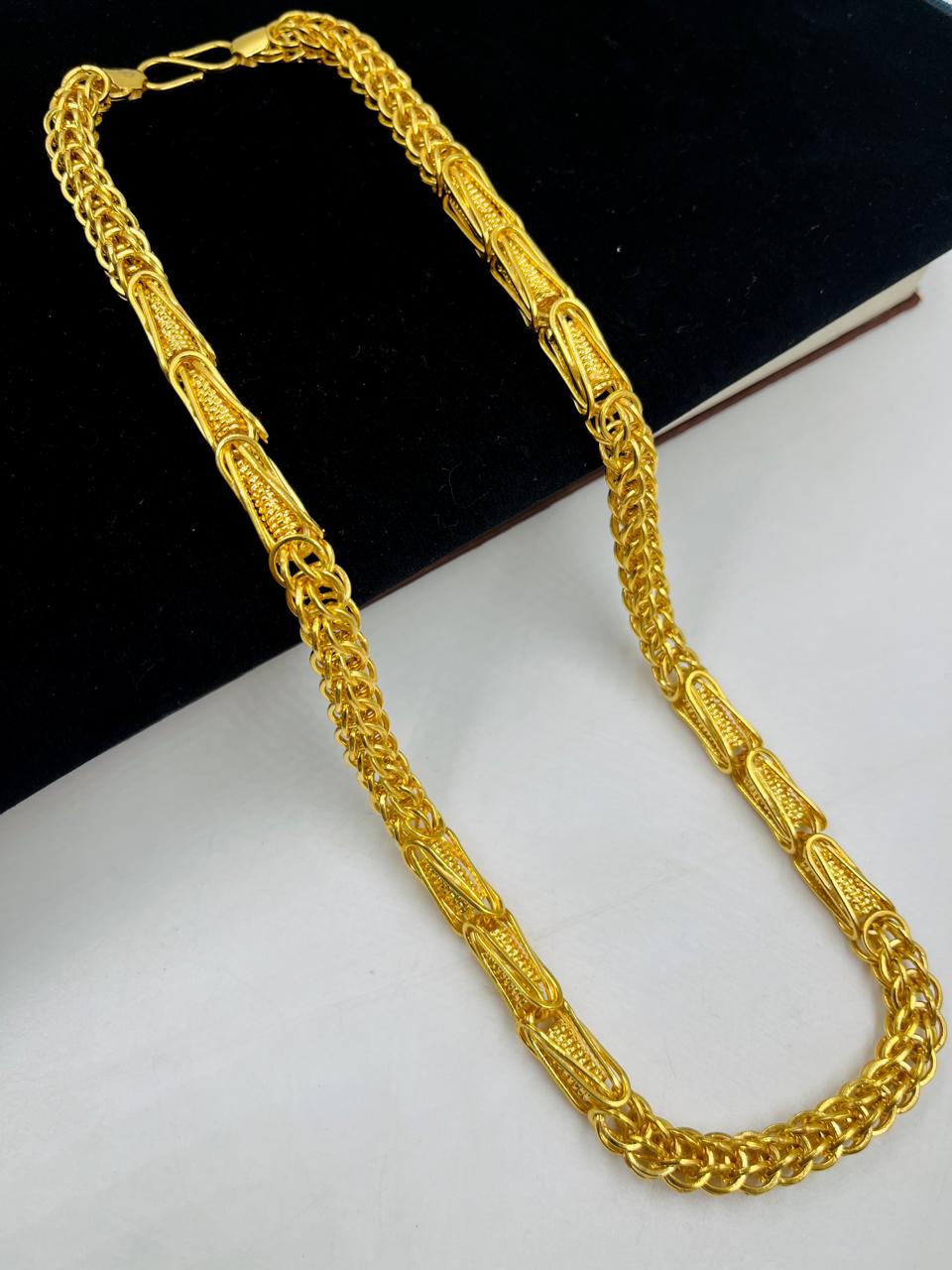 1 GRAM GOLD FORMING INDO CHAIN FOR MEN DESIGN A-270