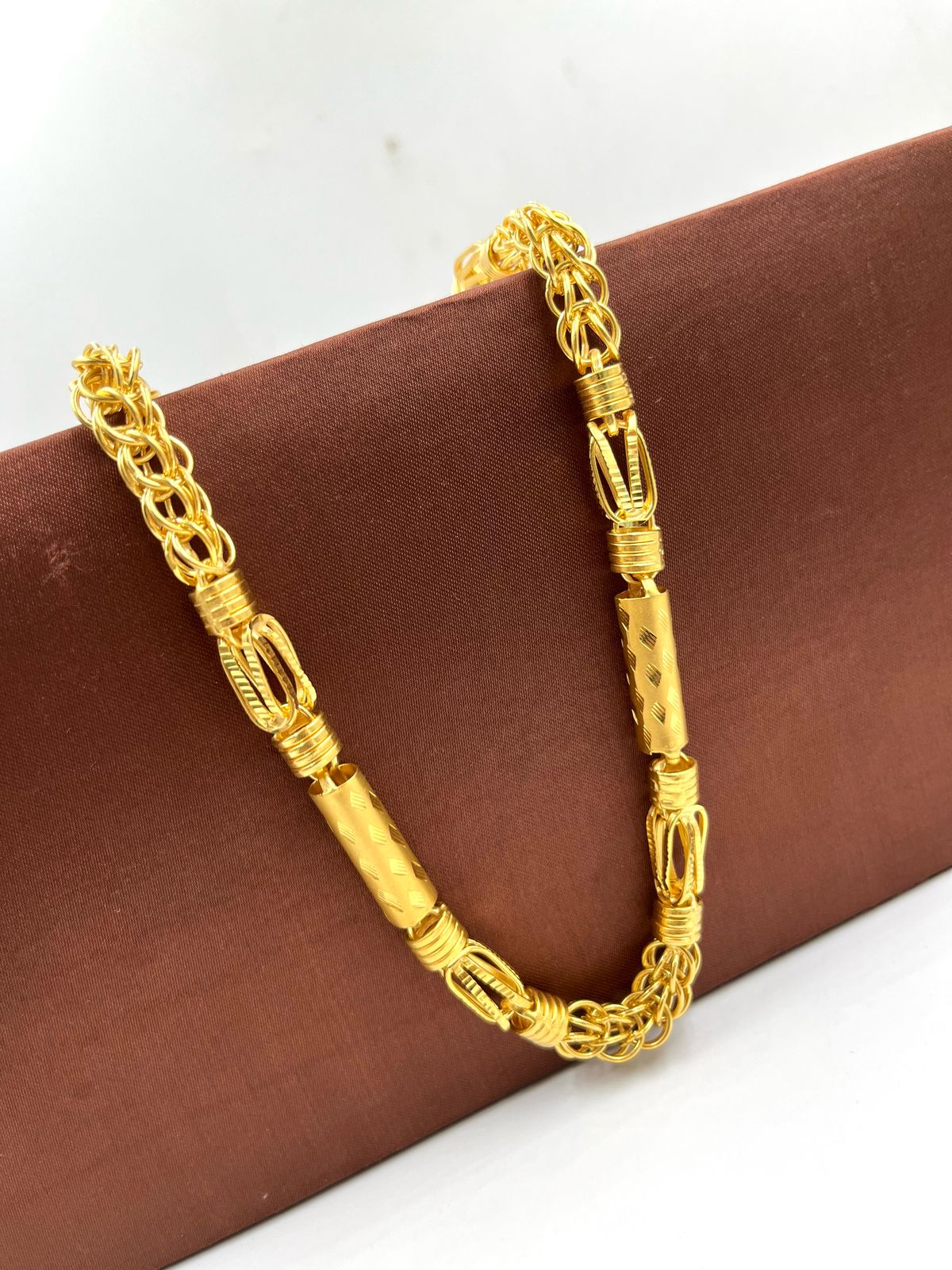 1 GRAM GOLD FORMING INDO CHAIN FOR MEN DESIGN A-732