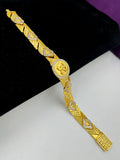 1 GRAM GOLD FORMING OM (AUM) BRACELET FOR MEN DESIGN A-101