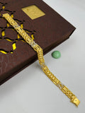 1 GRAM GOLD PLATED PASI BRACELET FOR MEN DESIGN A-463