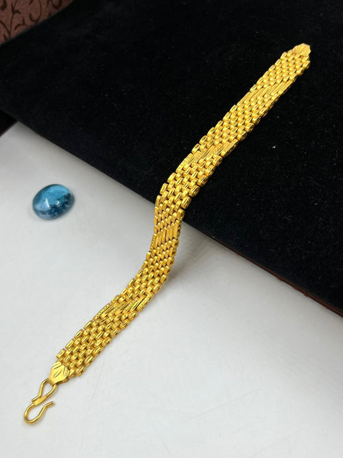 1 GRAM GOLD PASI BRACELET FOR MEN DESIGN A-467