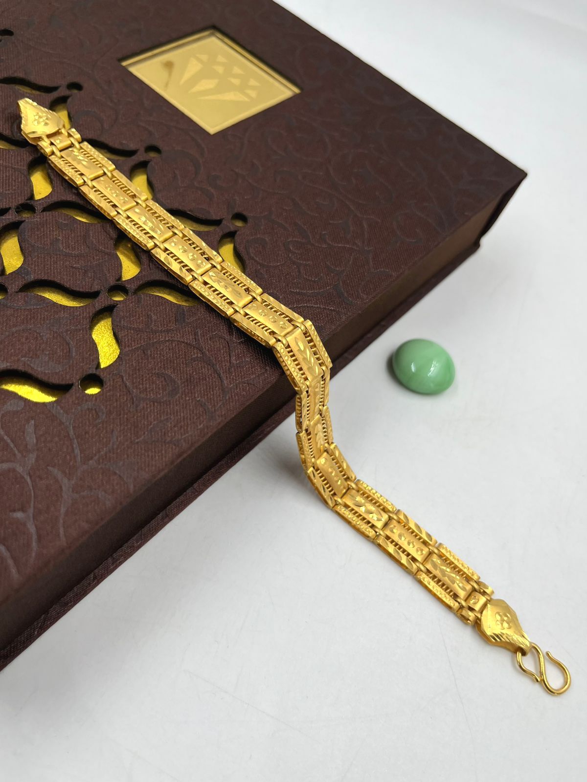 1 GRAM GOLD PASI BRACELET FOR MEN DESIGN A-469