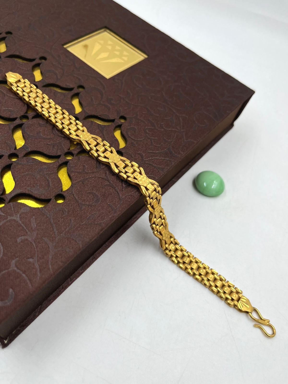 1 GRAM GOLD PASI BRACELET FOR MEN DESIGN A-470