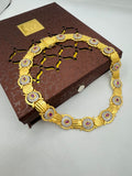 1 GRAM GOLD FANCY HEAVY DIAMOND CHAIN FOR MEN DESIGN A-253