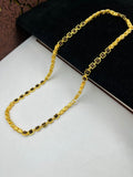 1 GRAM GOLD DIAMOND SQUARE SHAPE RUDRAKSHA MALA FOR MEN DESIGN A-102