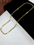 1 GRAM GOLD DIAMOND RUDRAKSHA MALA FOR MEN DESIGN A-88