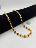 1 GRAM GOLD PLATING RUDRAKSHA MALA FOR MEN DESIGN A-21
