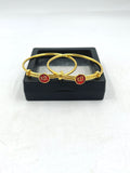 1 GRAM GOLD PLATED SHREE NAME KADLI (BACHA KADLI) DESIGN A-29