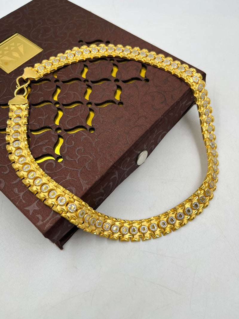 1 GRAM GOLD BAHUBALI CHAIN FOR MEN DESIGN A-738