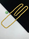 1 GRAM GOLD HEART CHAIN FOR MEN DESIGN A-674