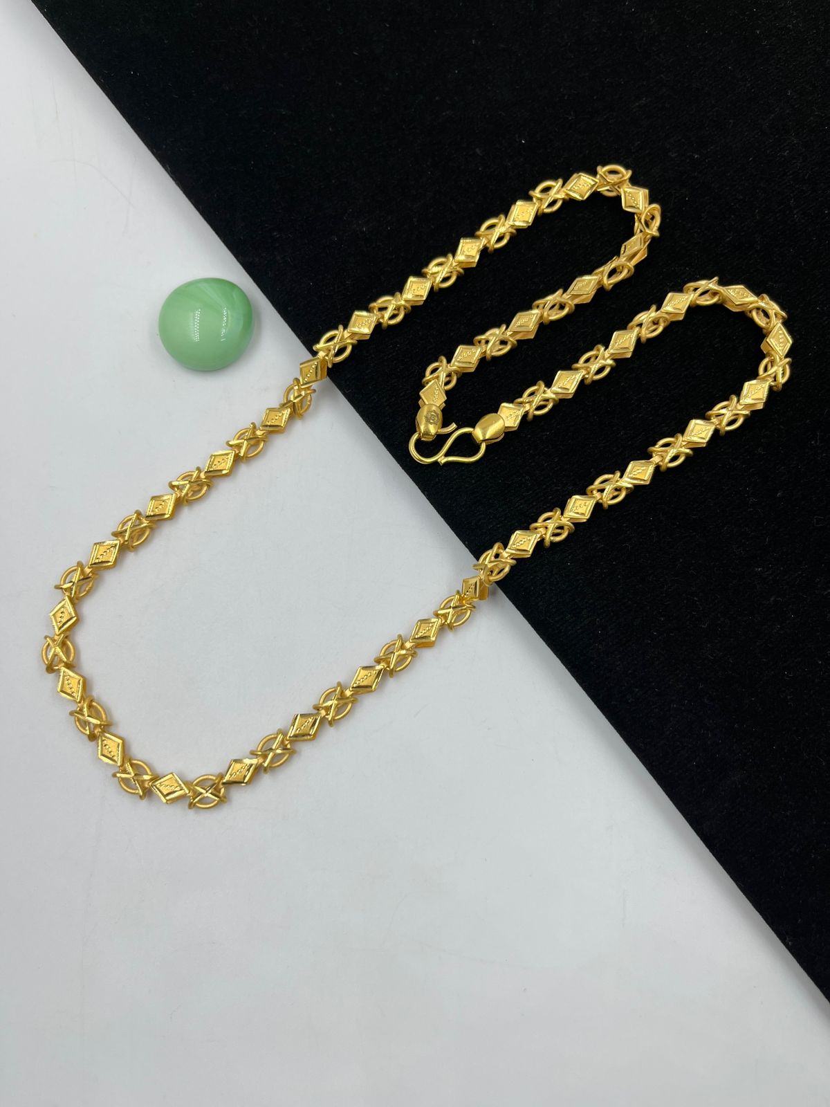 1 GRAM GOLD  NEW DESIGN CHAIN FOR MEN DESIGN A-711