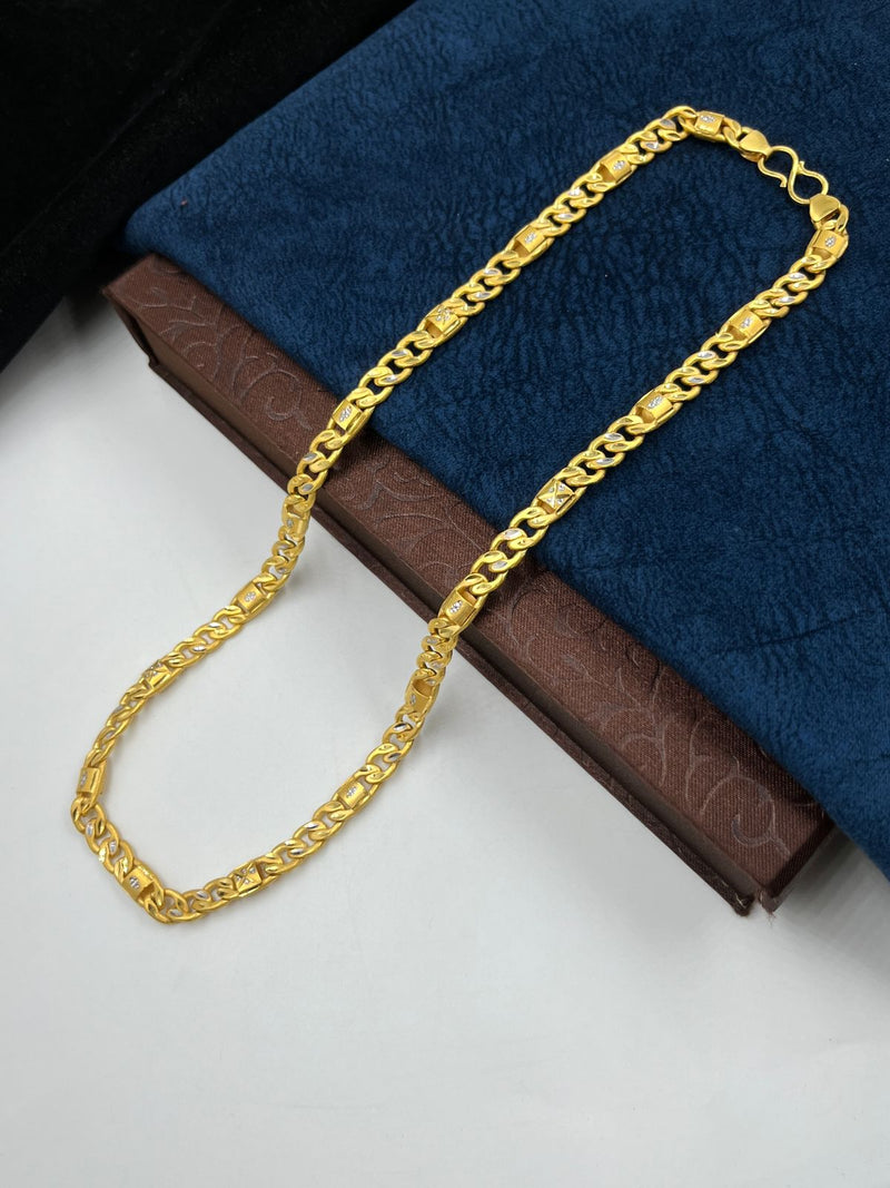 1 GRAM GOLD CHAIN FOR MEN DESIGN A-480