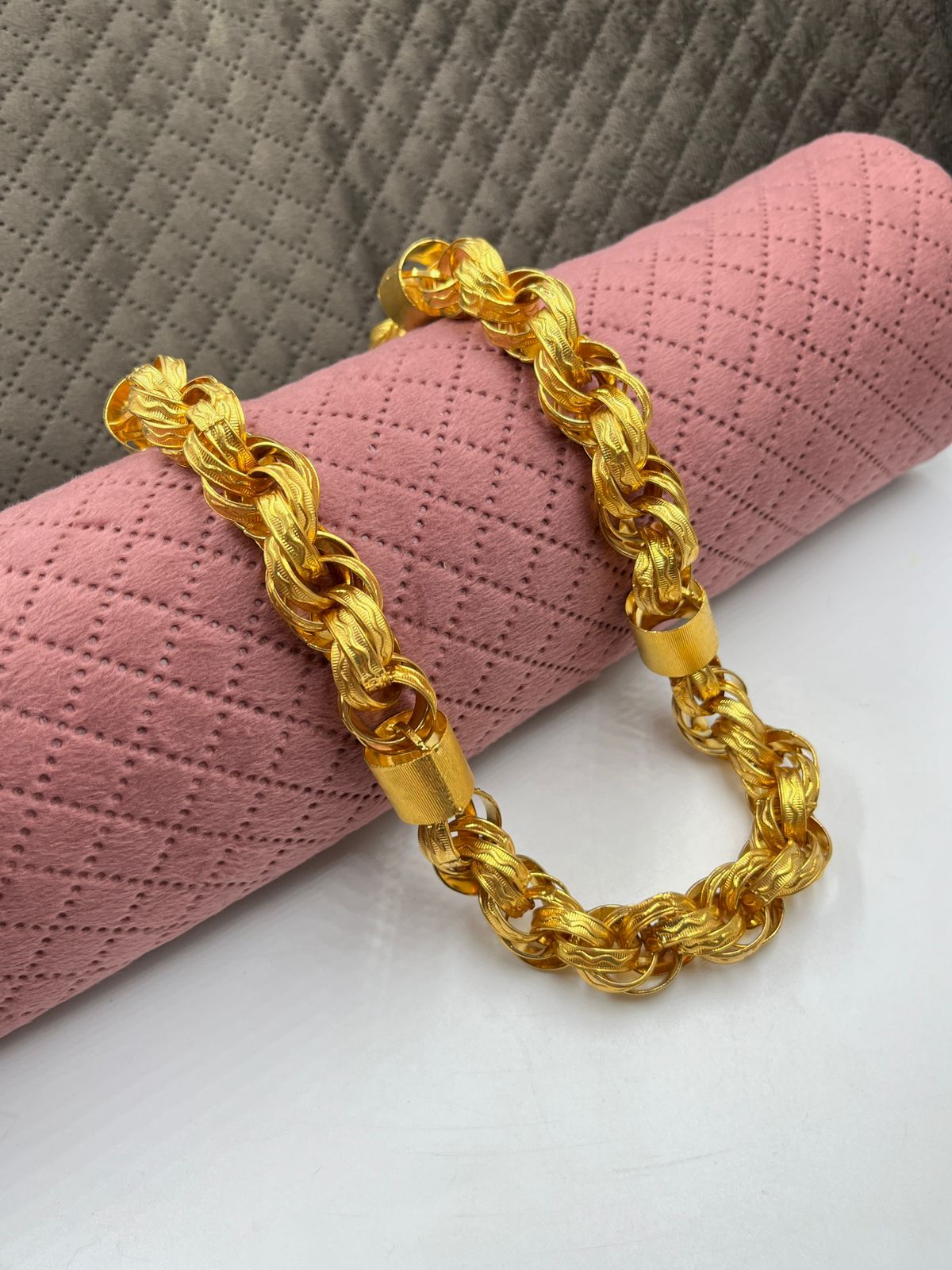 1 GRAM GOLD GOP CHAIN FOR MEN DESIGN A-423