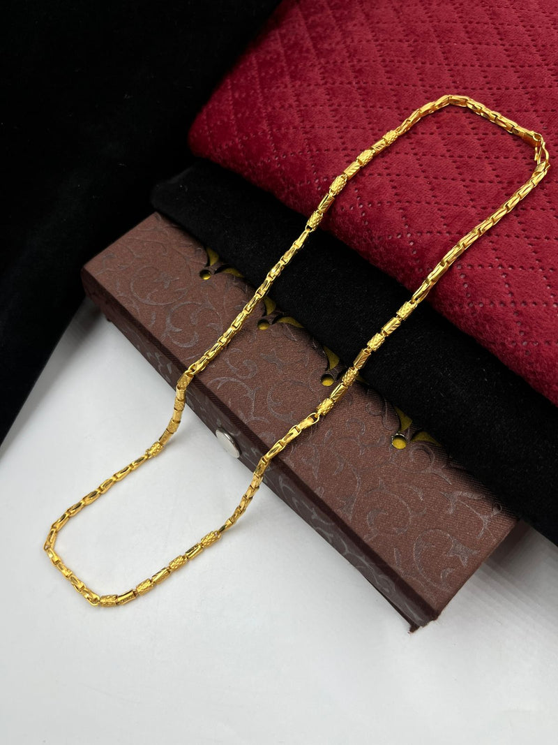 1 GRAM GOLD CHAIN FOR MEN DESIGN A-430
