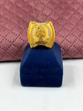 1 GRAM GOLD GANPATI RING FOR MEN DESIGN A-894
