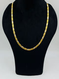 1 GRAM GOLD PALTING NAWABI BISCUITS CHAIN FOR MEN DESIGN A-147