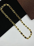 1 GRAM GOLD PLATING NEW DESIGN RUDRAKSHA MALA FOR MEN DESIGN A-129