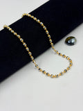 1 GRAM GOLD FORMING TULSI MALA FOR WOMEN DESIGN A-18