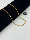 1 GRAM GOLD FORMING TULSI MALA FOR MEN DESIGN A-19