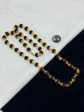 1 GRAM GOLD PLATING RUDRAKSHA MALA FOR MEN DESIGN A-22