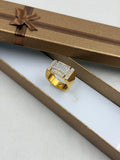 1 GRAM GOLD DIAMOND RING FOR MEN DESIGN A-601