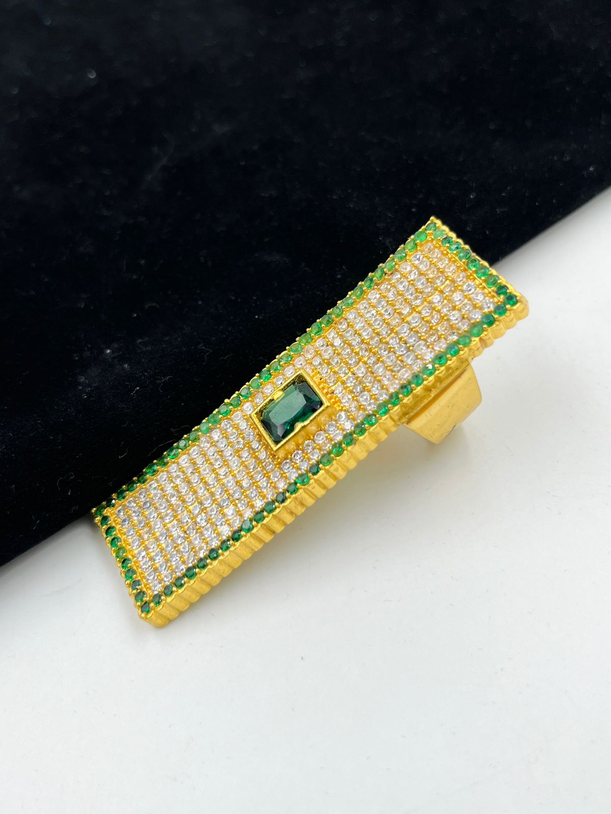 પુરુષો માટે ૧ ગ્રામ ગોલ્ડ પ્લેટેડ હેવી બિગ સાઈઝ રીંગ ડિઝાઈન A-984