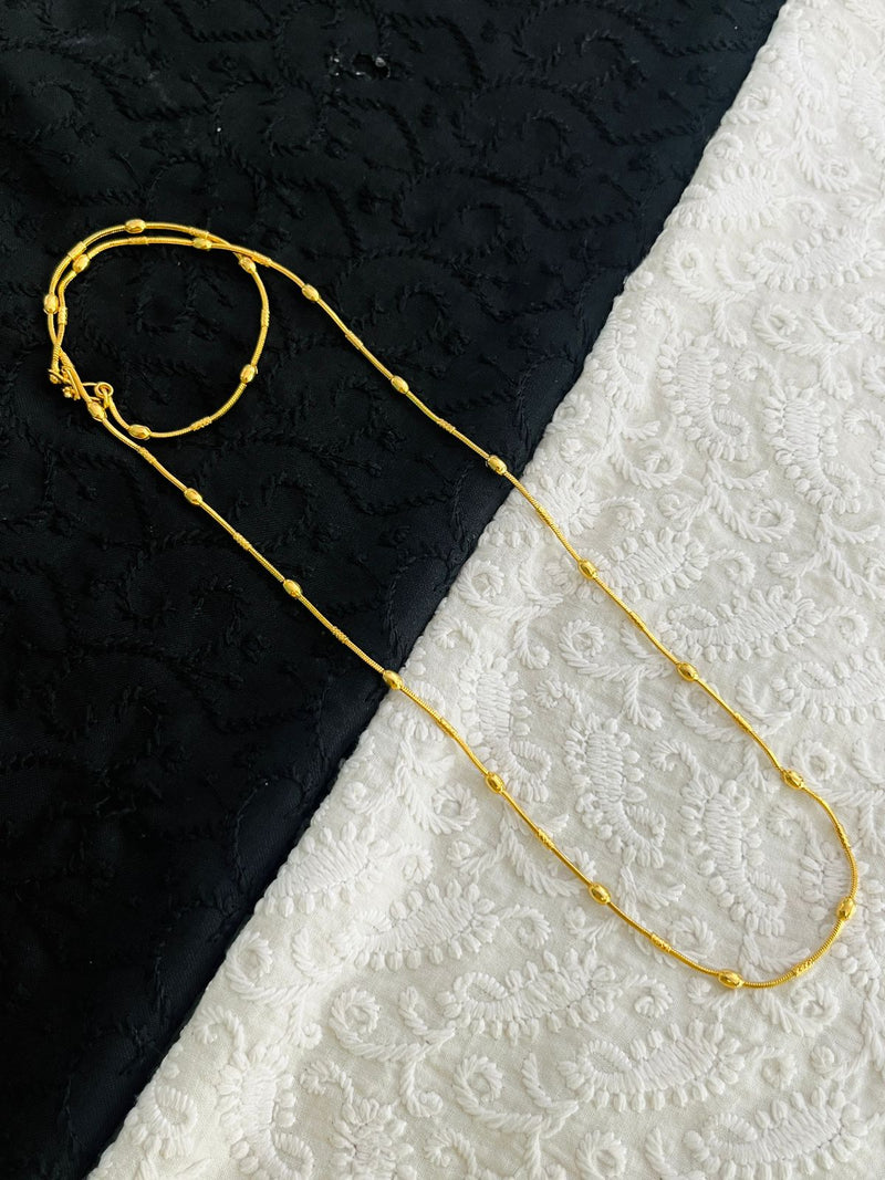 1 GRAM GOLD  FORMING CHAIN FOR WOMEN DESING A-37