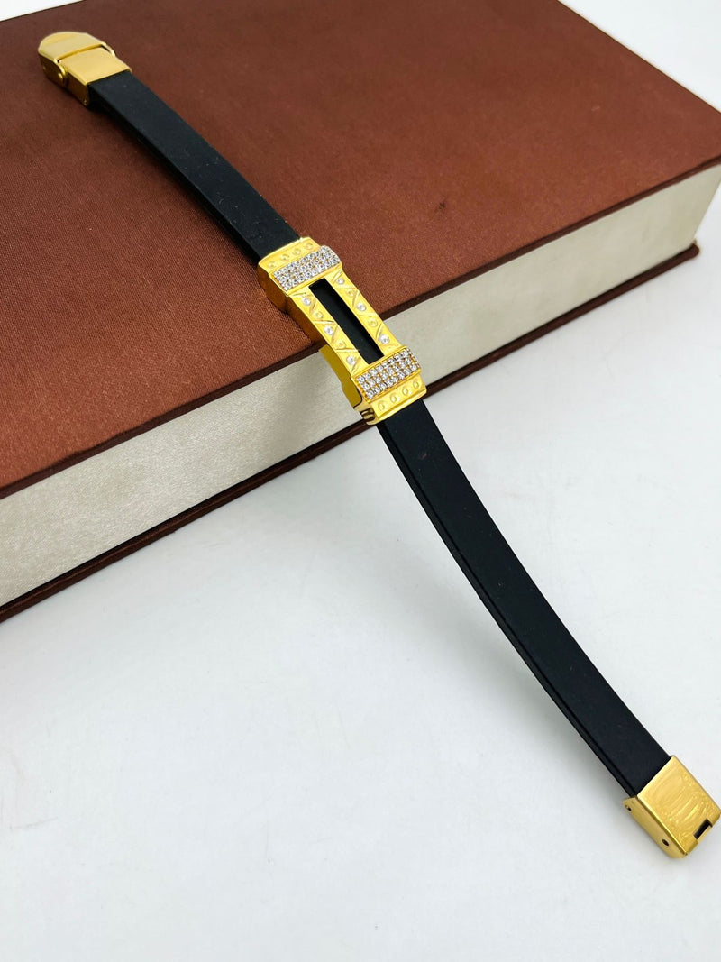 1 GRAM GOLD BELT BRACELET FOR MEN DESIGN A-329