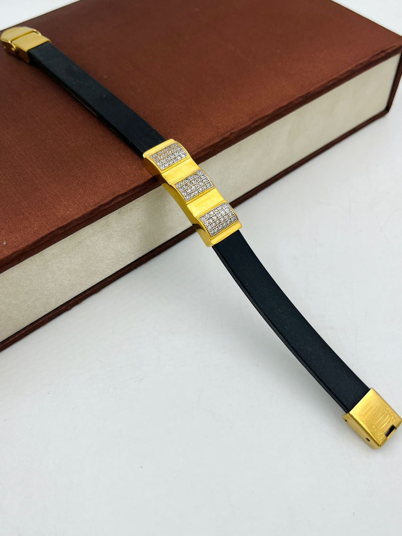 1 GRAM GOLD BELT BRACELET FOR MEN DESIGN A-331