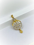 ૧ ગ્રામ ગોલ્ડ લેડીઝ પેન્ડન્ટ, વુમન્સ પેન્ડન્ટ ડિઝાઇન A-6
