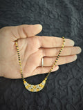 1 GRAM GOLD LADIES MANGALSUTRA FOR WOMEN DESIGN A-40