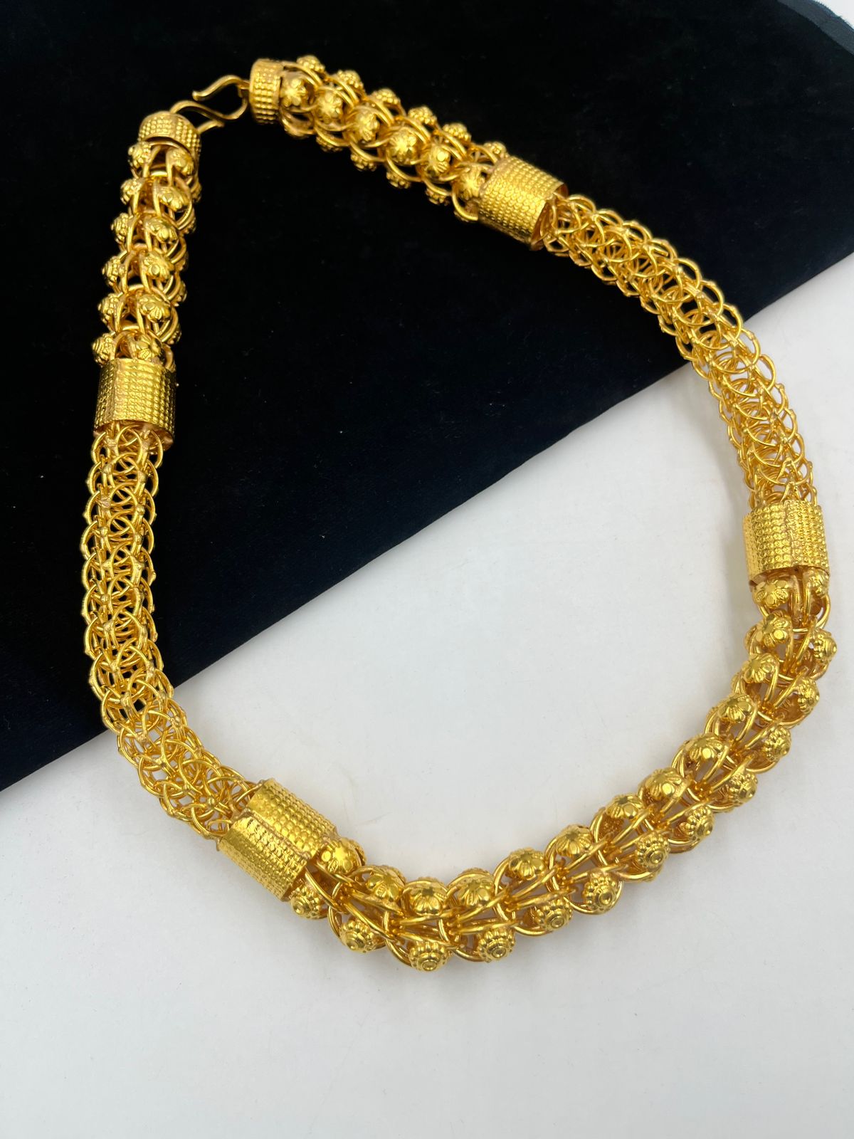 1 ग्राम गोल्ड फॉर्मिंग साउथ, पुरुषों के लिए गोप चेन डिज़ाइन A-639