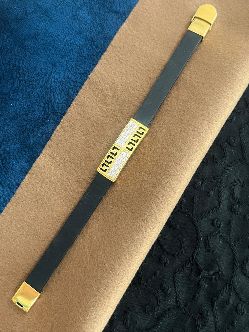 1 GRAM GOLD BELT BRACELET FOR MEN DESIGN A-334