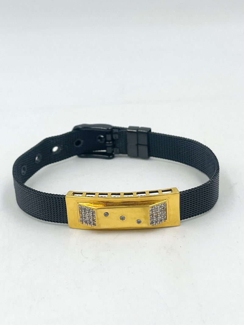 1 GRAM GOLD BRACELET FOR MEN DESIGN A-340