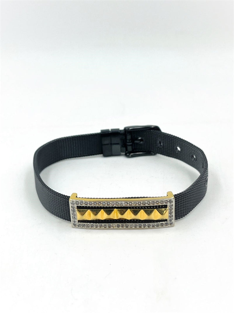 1 GRAM GOLD BELT BRACELET FOR MEN DESIGN A-338