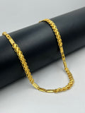 1 GRAM GOLD NAWABI WITH KOHLI CHAIN FOR MEN DESIGN A-642