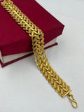 1 GRAM GOLD FORMING 2 LINE KOYLI BRACELET FOR MEN DESIGN A-342